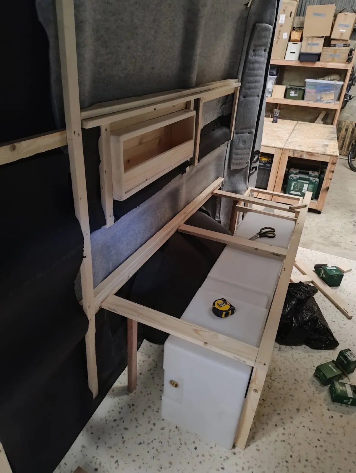 Réservoir eau propre du van